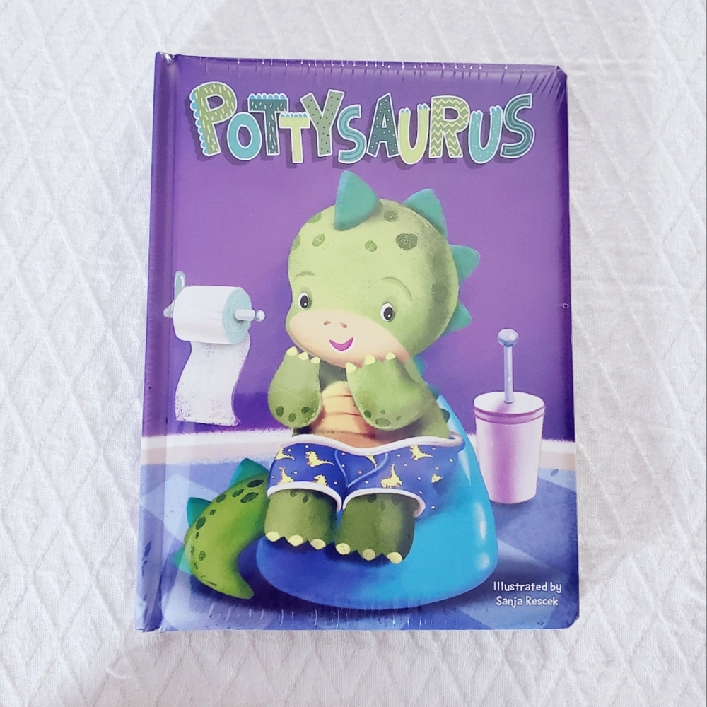 Sealed POTTY Training Book: "Pottysaurus"  Brand New- Giftable